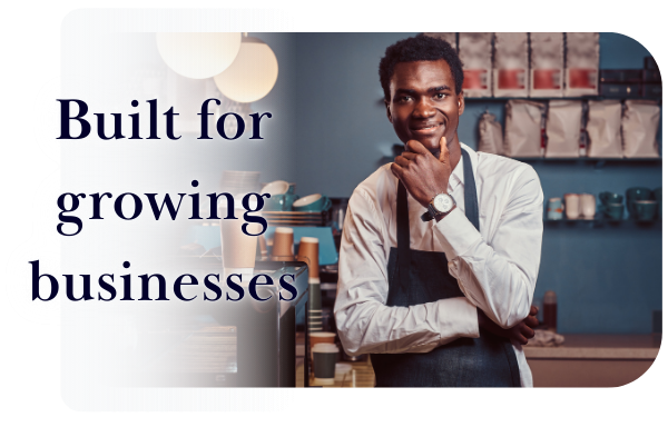 Small business owner working in a service-based business environment